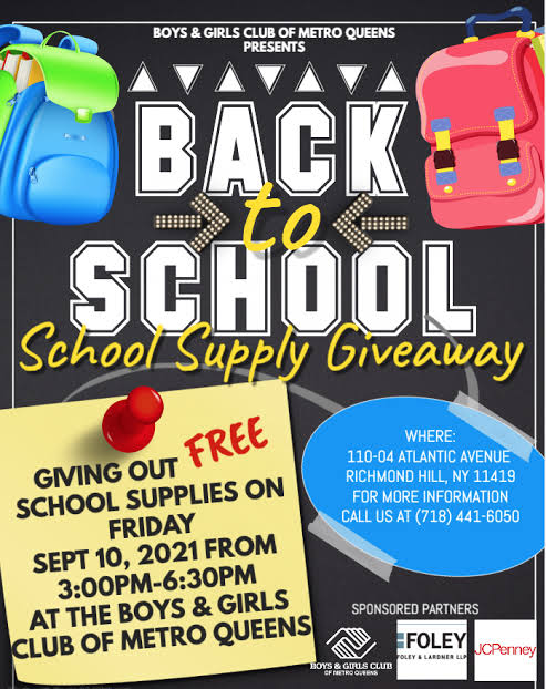School supply giveaway